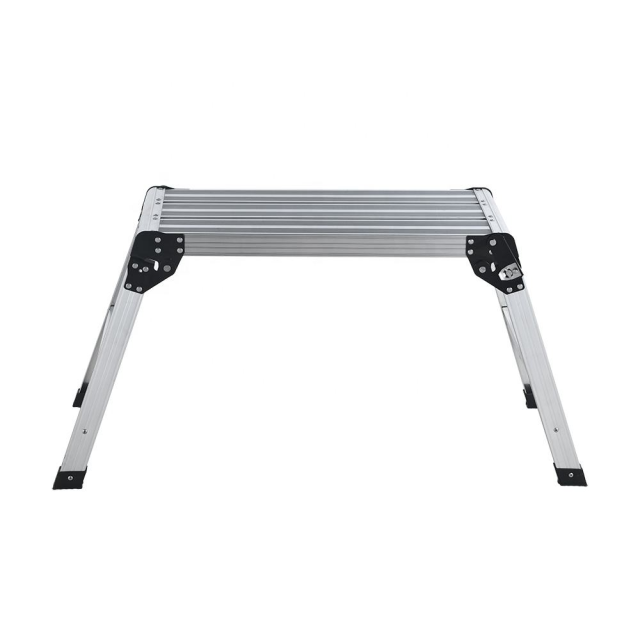 Modern Portable Folding Ladder Work Platform Ladder Anti slip Aluminum Folding Ladder