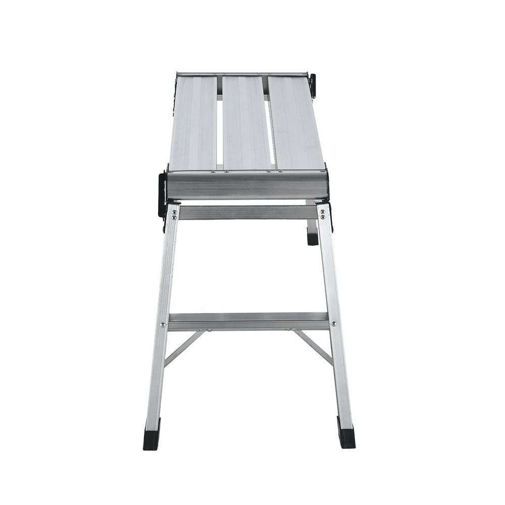 Modern Portable Folding Ladder Work Platform Ladder Anti slip Aluminum Folding Ladder