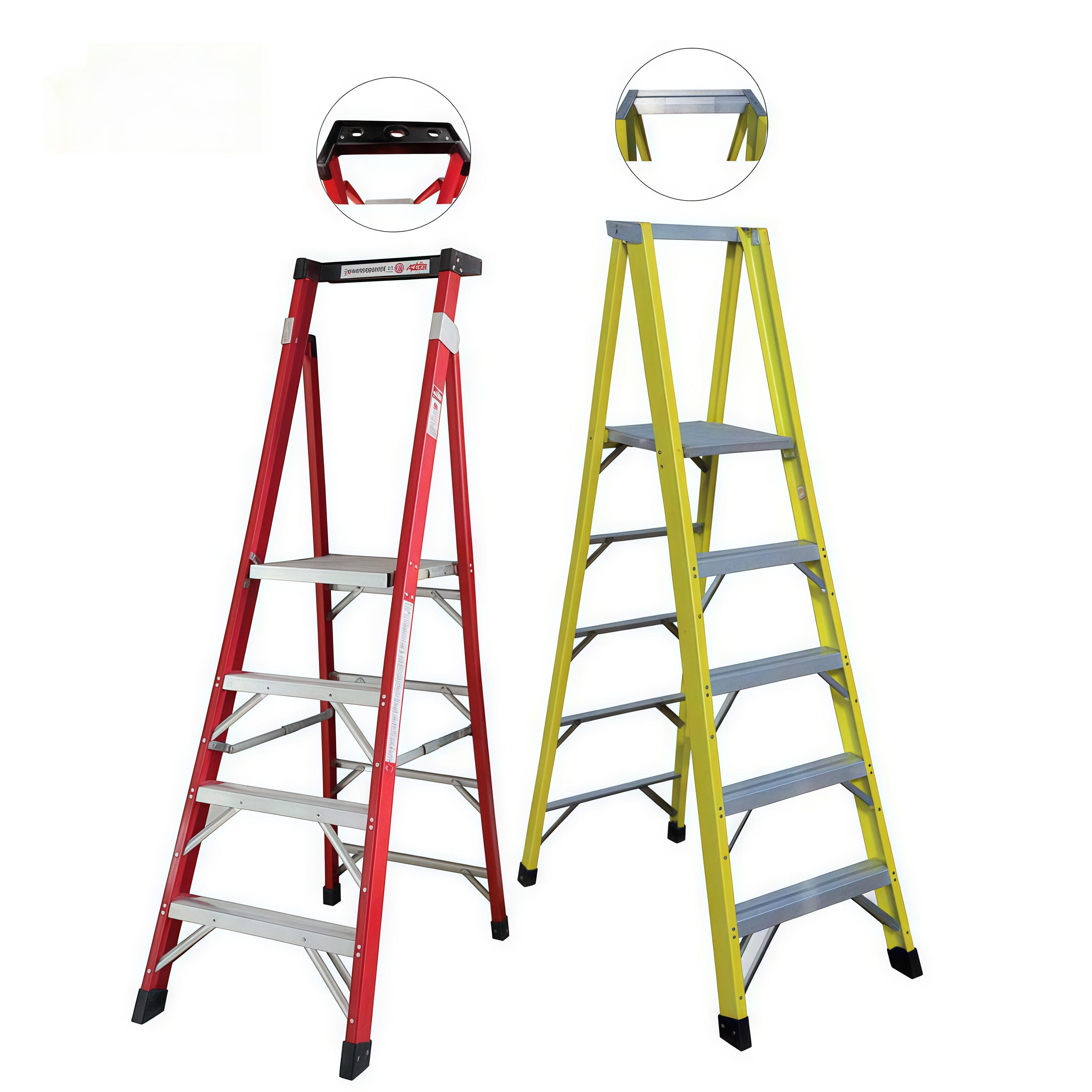 Fiberglass Reinforced Plastic Step Ladder