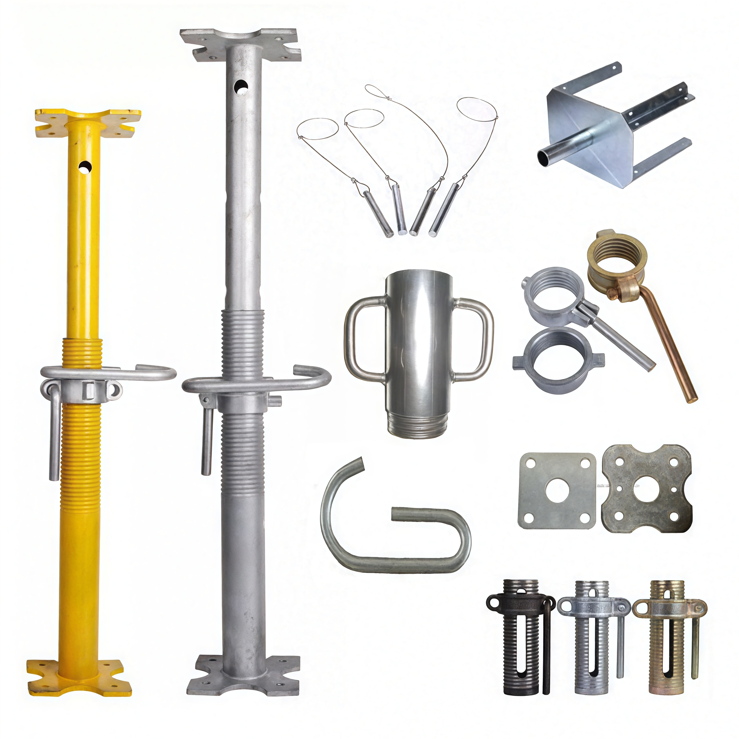 Formwork Adjustable Telescopic Support Steel Scaffolding Shoring System Prop Push Pull Props Brace