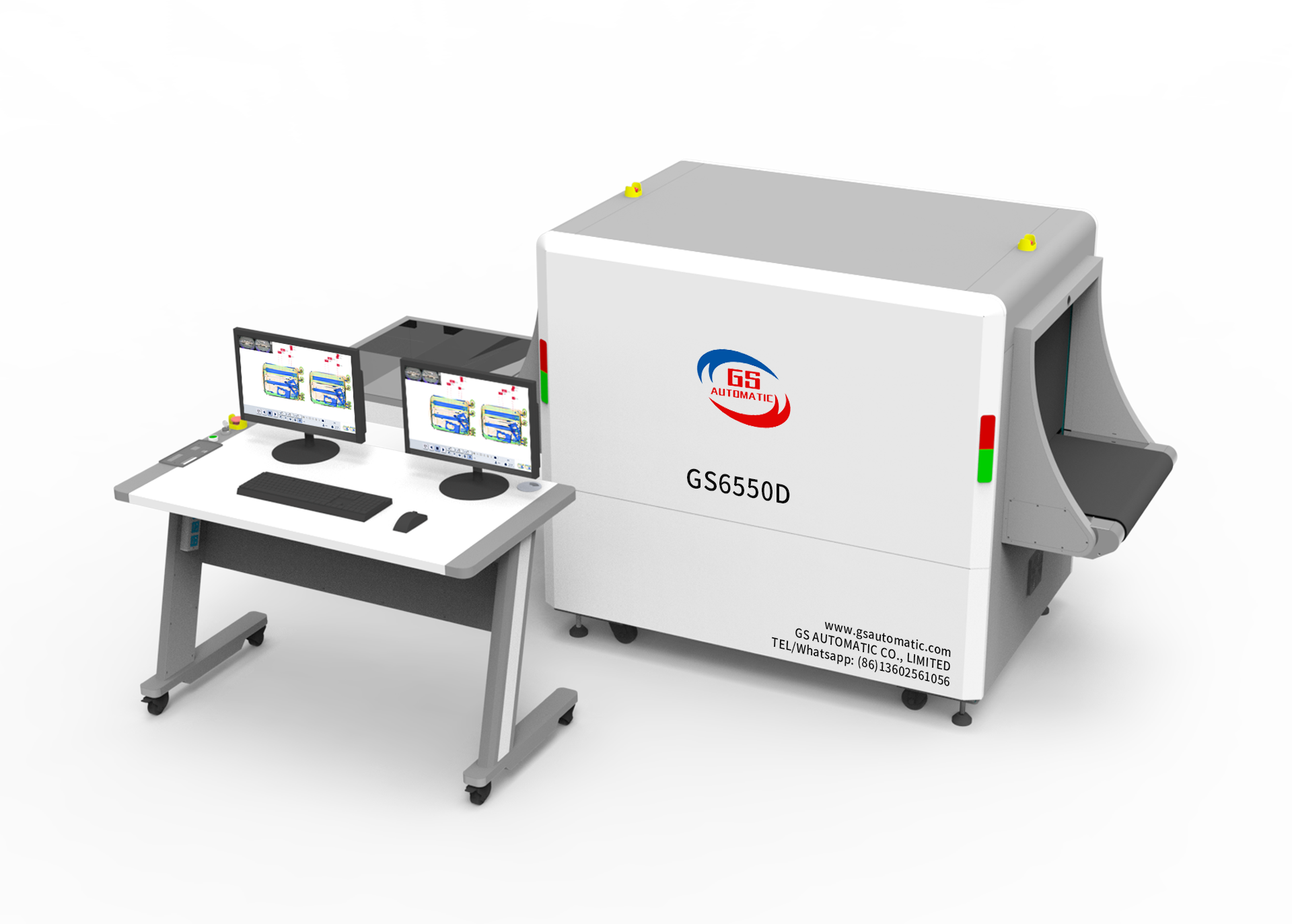 GS6550D Dual-View X-Ray Baggage Scanner