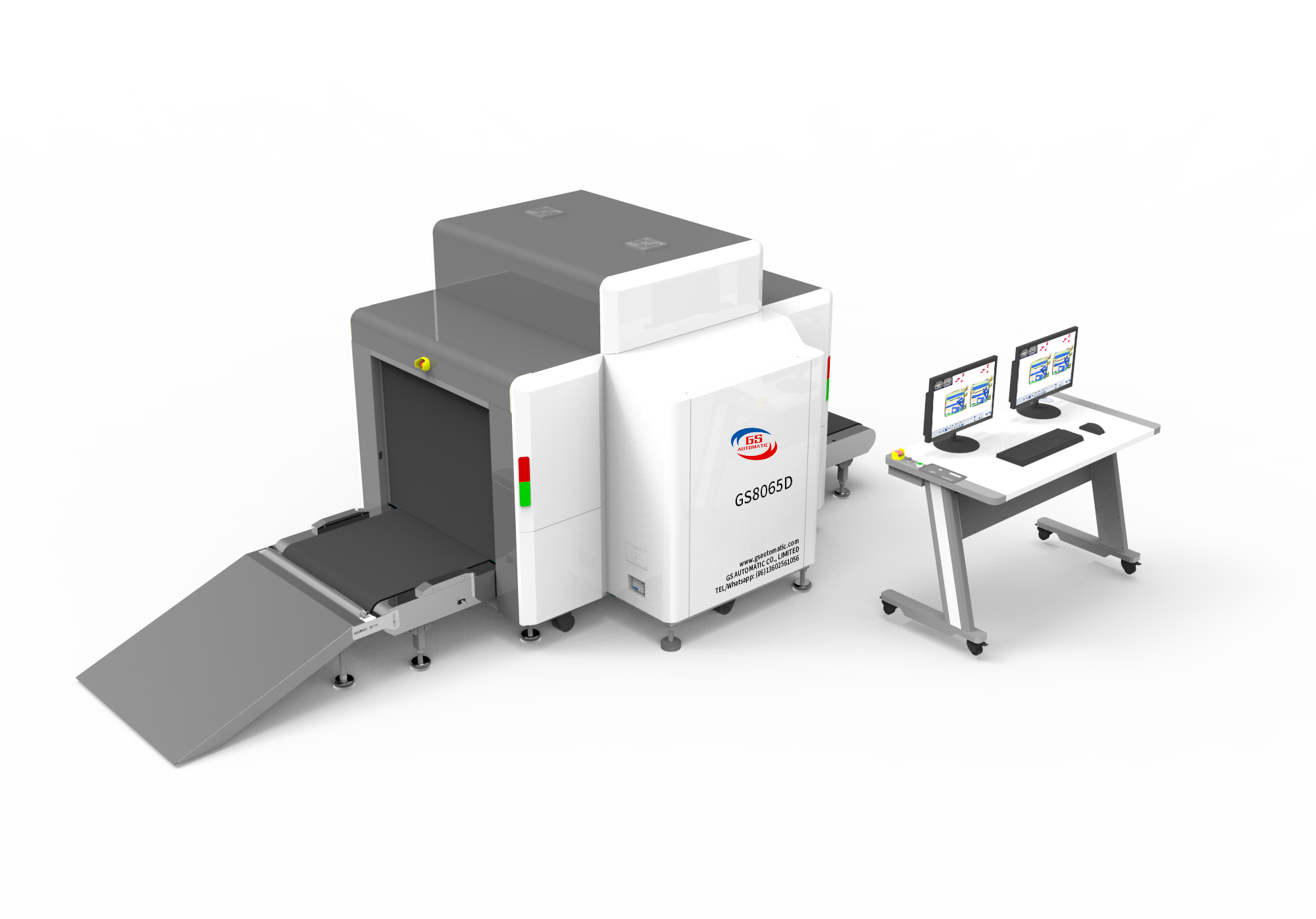 GS8065D Dual View X-Ray Baggage Scanner