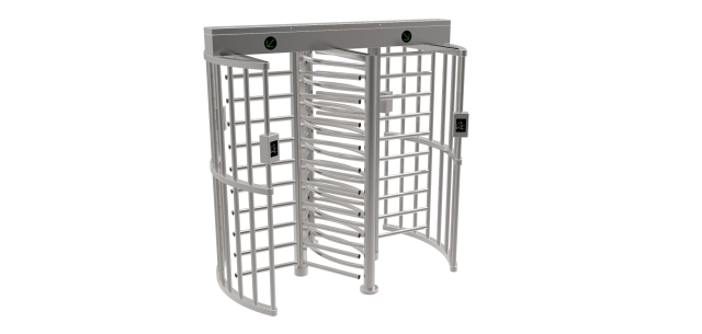 GS G538-2 タンデムフルハイトターンスタイル（ツインレーン）高セキュリティアクセスコントロール