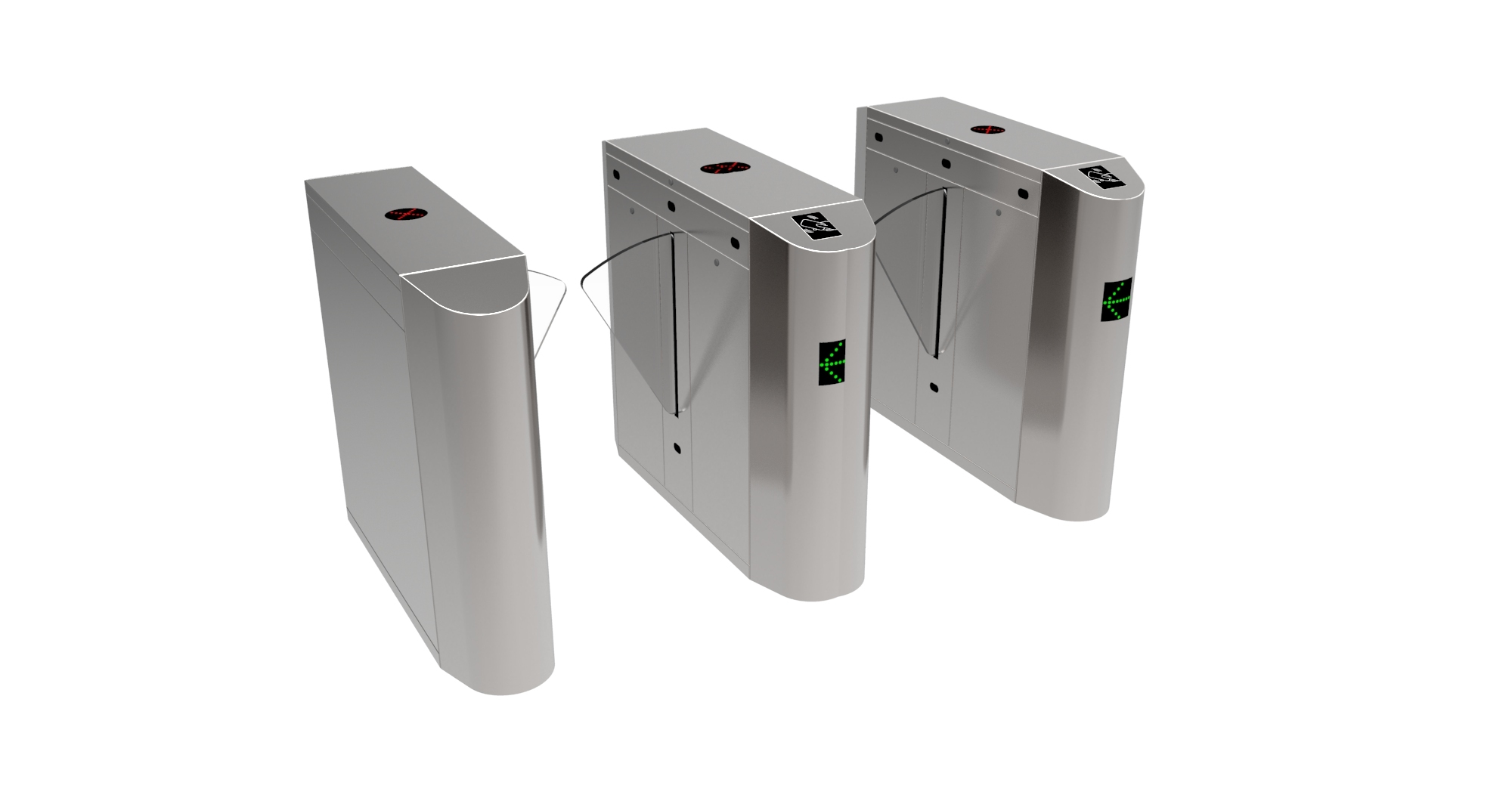 GS Y205 Optical Turnstile Speed Gate for Access Control Integration
