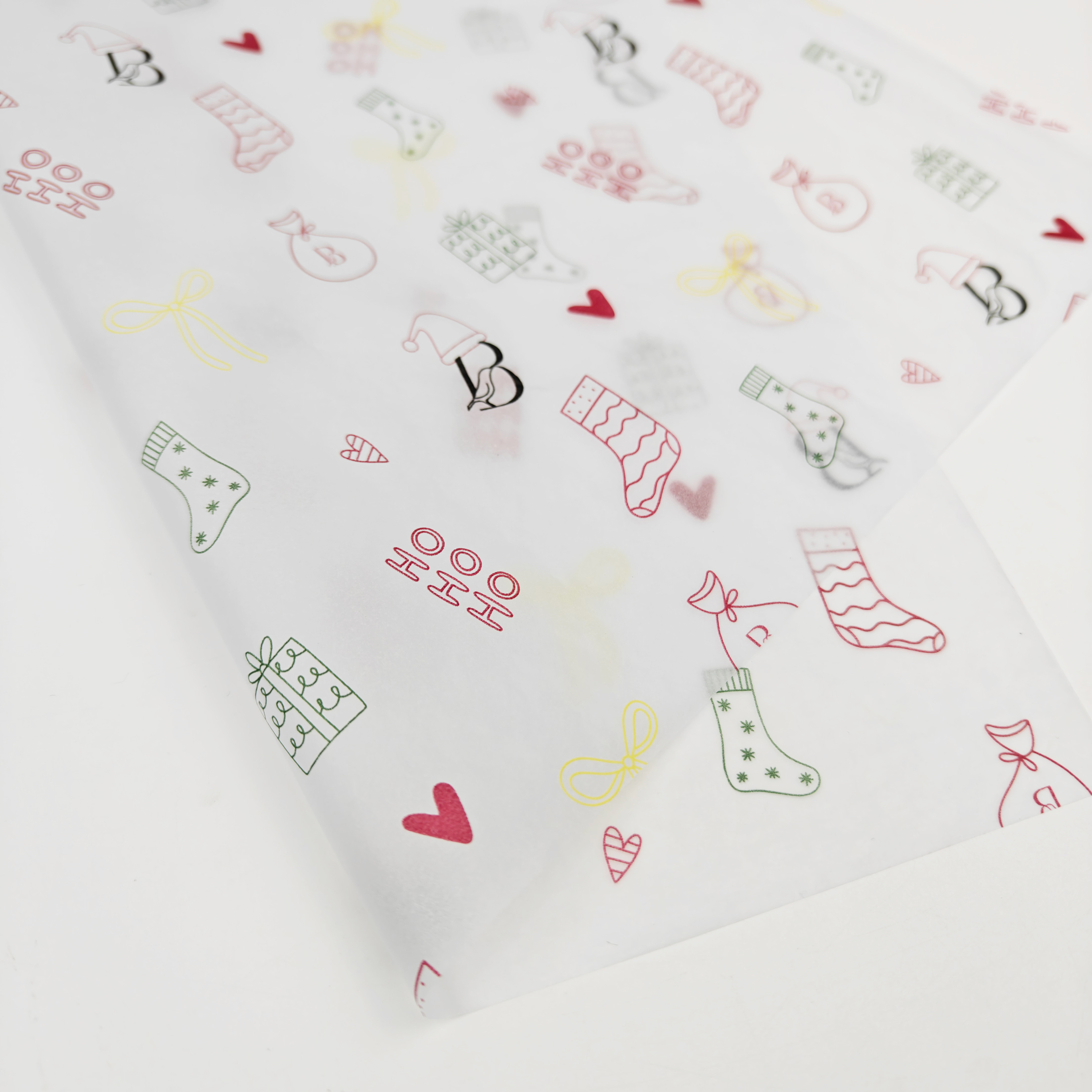 Customized Printed Multiple Color logo Gift White Tissue Paper Clothes Shoes Wrapping Tissue Paper