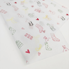 Customized Printed Multiple Color logo Gift White Tissue Paper Clothes Shoes Wrapping Tissue Paper