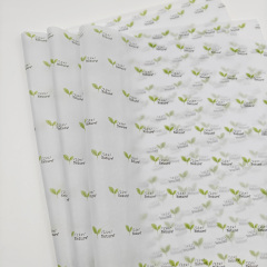 17g One Color Logo Print Tissue Paper For Clothing Gift Wrapping
