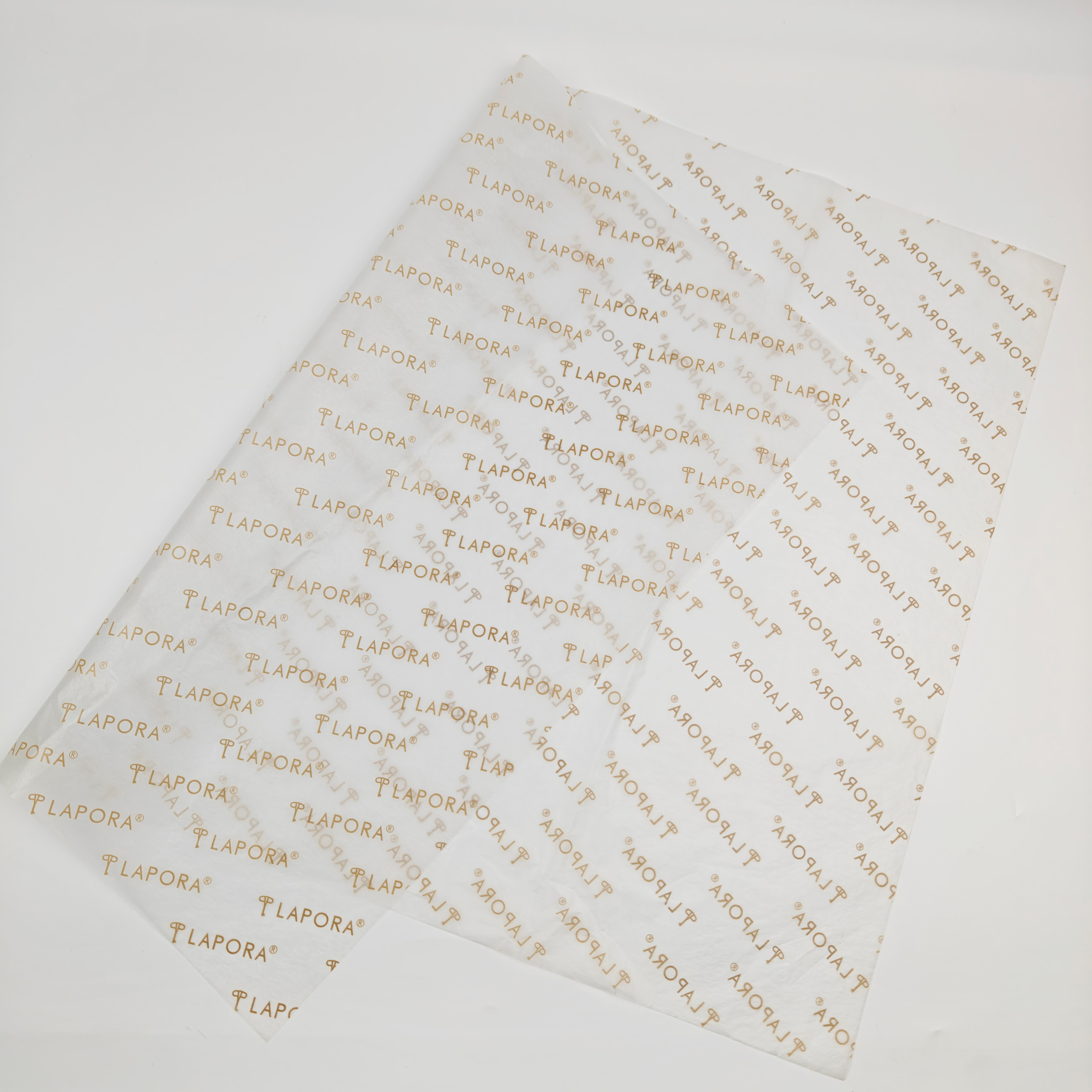 Custom Golden Logo White Tissue Paper 17 GSM for Retail Packaging E-commerce Wrapping