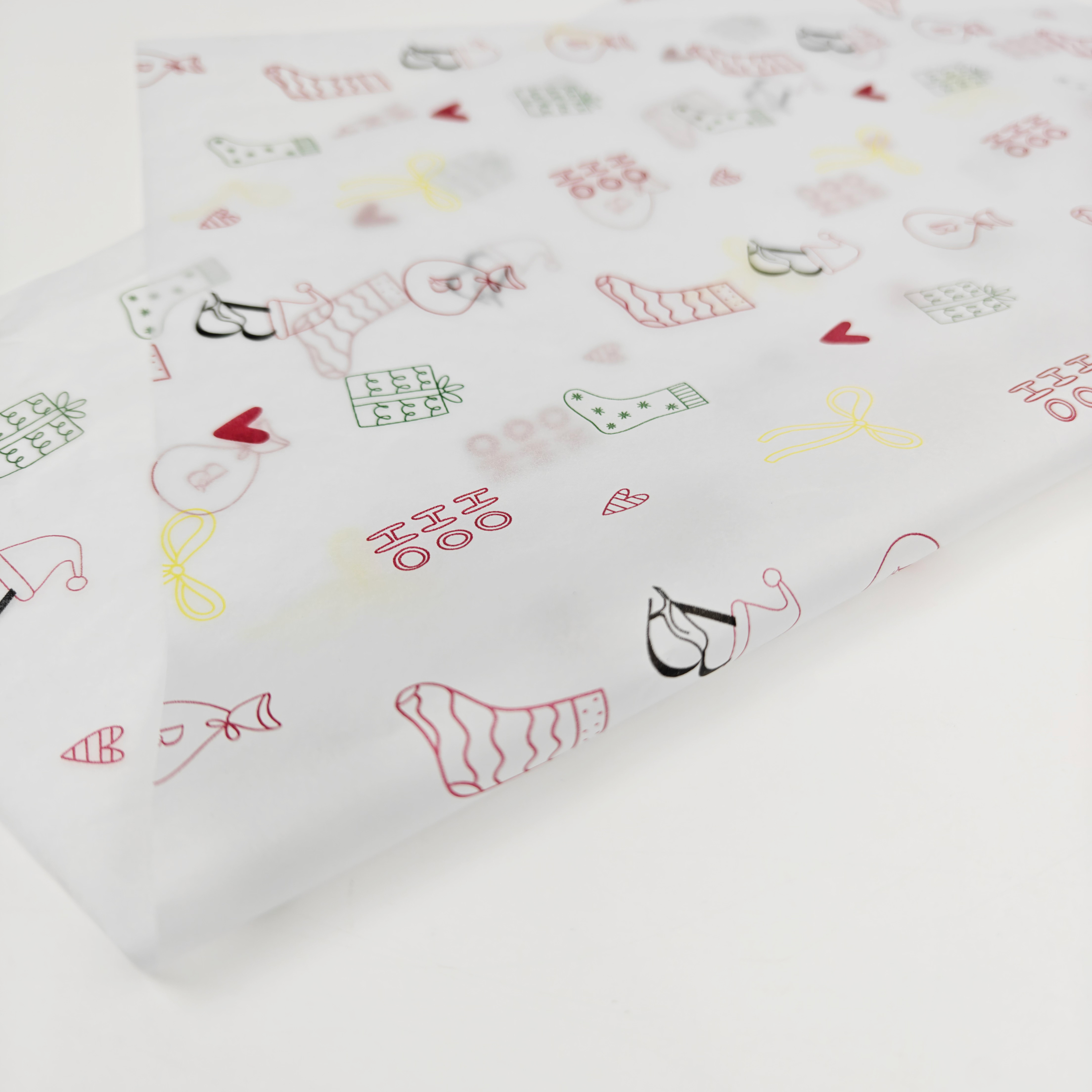 Customized Printed Multiple Color logo Gift White Tissue Paper Clothes Shoes Wrapping Tissue Paper