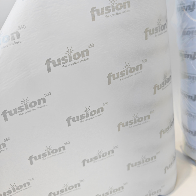 Custom Silver Brand Logo Tissue Wrapping Paper