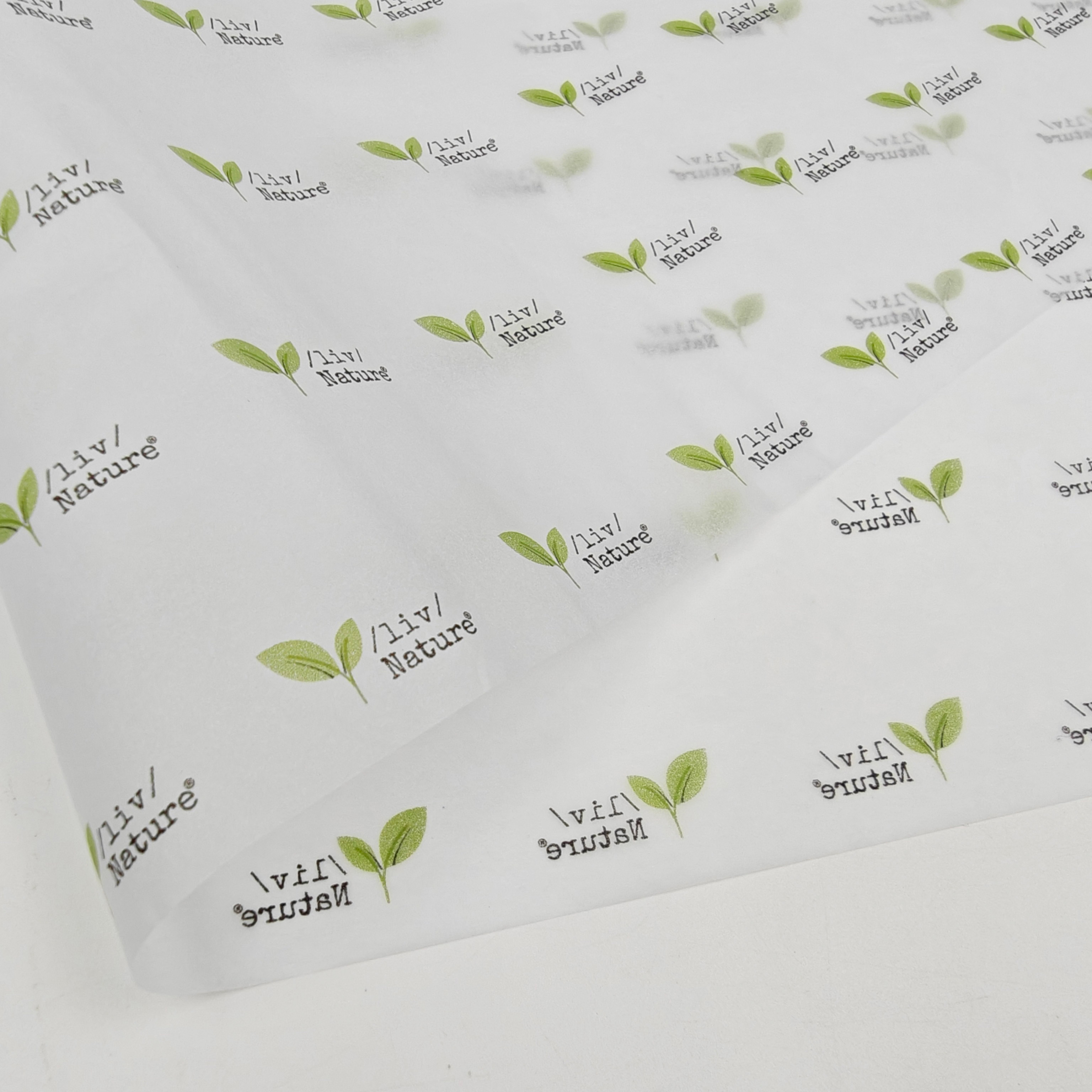 17g One Color Logo Print Tissue Paper For Clothing Gift Wrapping