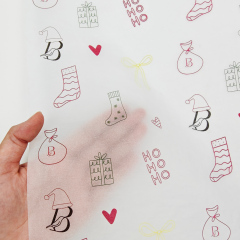 Customized Printed Multiple Color logo Gift White Tissue Paper Clothes Shoes Wrapping Tissue Paper
