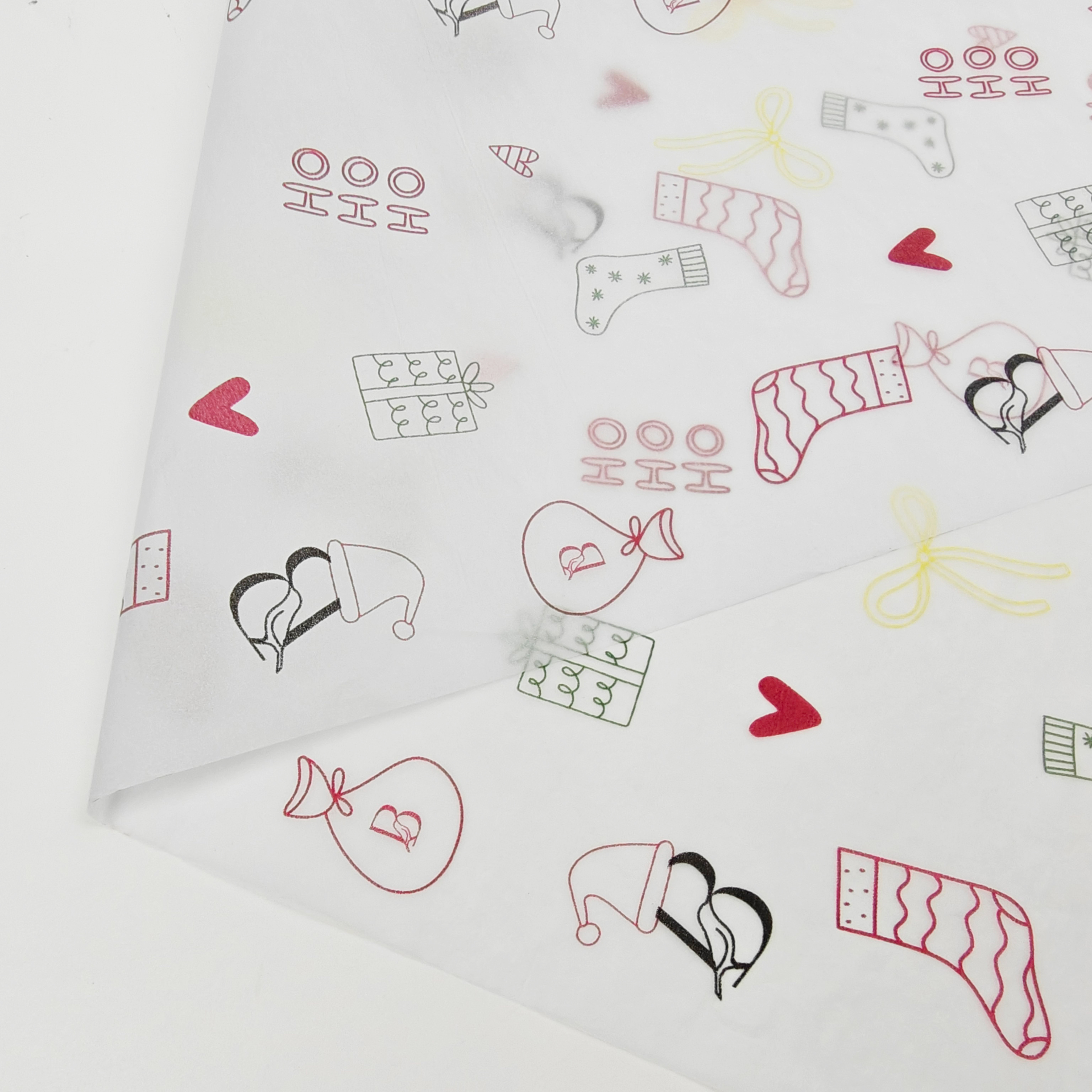 Customized Printed Multiple Color logo Gift White Tissue Paper Clothes Shoes Wrapping Tissue Paper