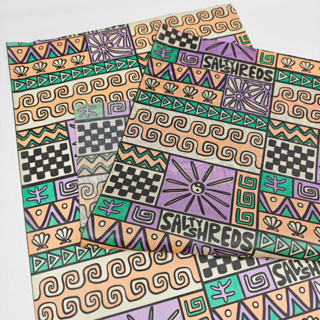 Custom printed Logo Tissue Wrapping Paper With Logo For Brands Clothing Packaging