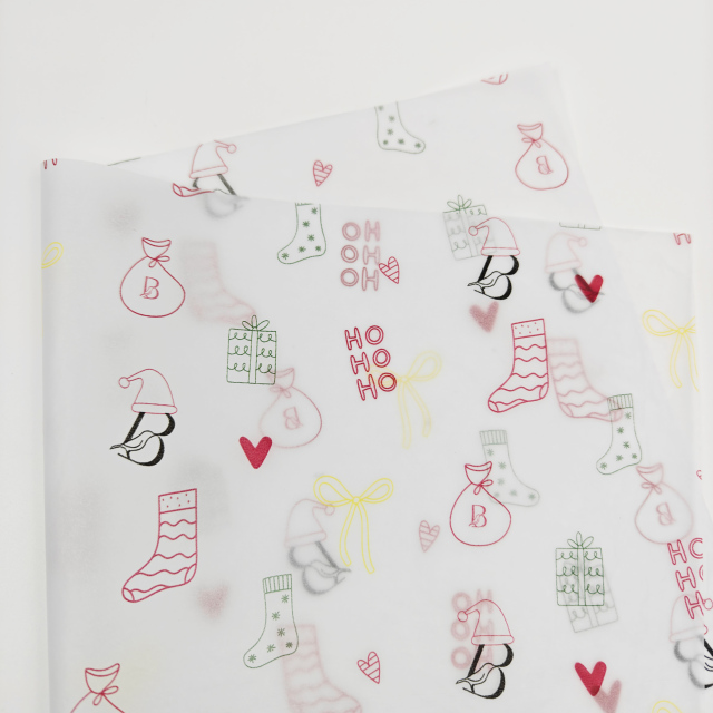 Customized Printed Multiple Color logo Gift White Tissue Paper Clothes Shoes Wrapping Tissue Paper