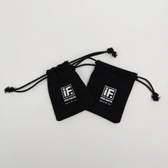 Luxury Custom logo Different Sizes Clothes Canvas Packing Cotton Pouch Drawstring Dust Bag Recyclable Clothing Promotional Pouch