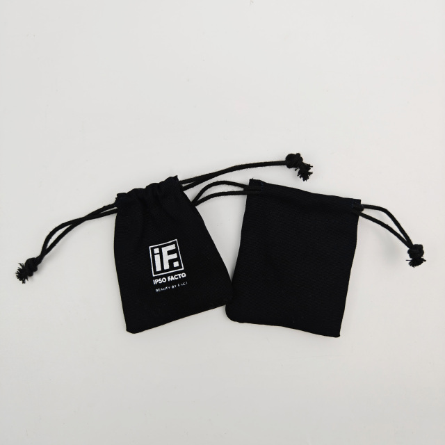 Luxury Custom logo Different Sizes Clothes Canvas Packing Cotton Pouch Drawstring Dust Bag Recyclable Clothing Promotional Pouch