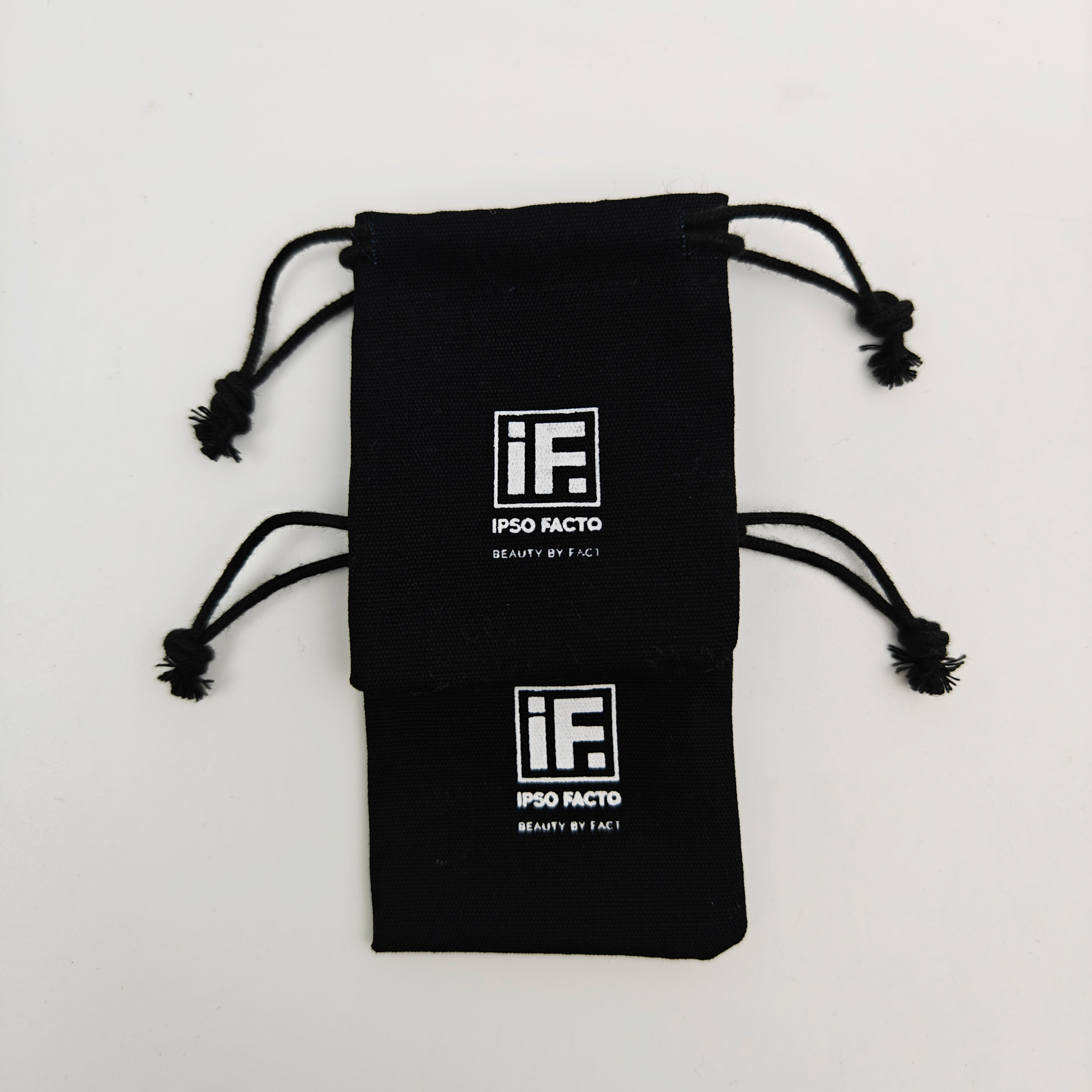 Luxury Custom logo Different Sizes Clothes Canvas Packing Cotton Pouch Drawstring Dust Bag Recyclable Clothing Promotional Pouch