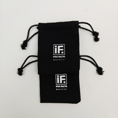 Luxury Custom logo Different Sizes Clothes Canvas Packing Cotton Pouch Drawstring Dust Bag Recyclable Clothing Promotional Pouch