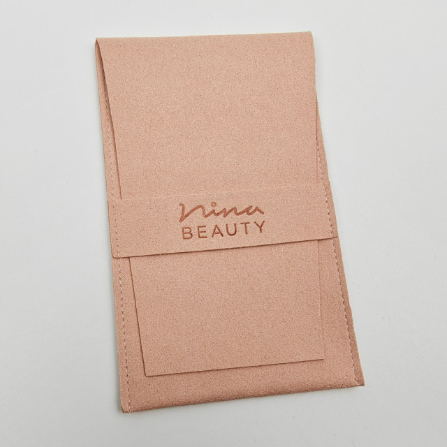 Customized Portable Travel Earrings Bracelet Microfiber Pouch Jewelry Organizer Wholesale Portable Wedding Favors Jewelry Pouches Packaging With Logo
