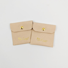 Custom Logo Microfiber Jewelry Pouch Eco-Friendly Microfiber Gift Bag Packaging Bags