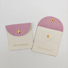 Custom Logo Stylish Velvet Suede Microfiber Jewelry Packaging Luxury Earring Gift Bag Jewelry Pouch Bags