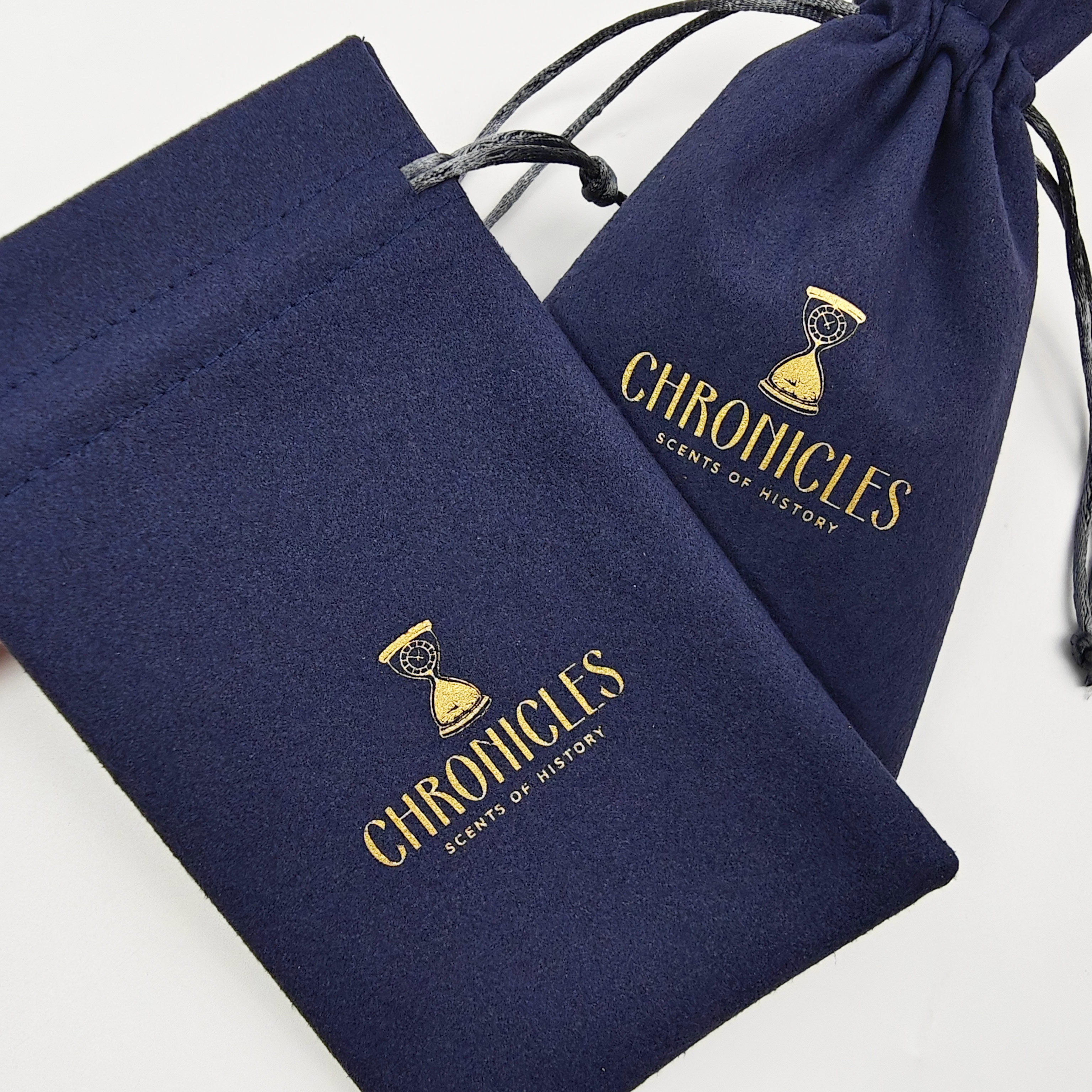 Personalized Golden Logo  Microfiber Packaging Pouch Hot Sale Eco Friendly Microfiber Jewelry Drawstring Pouch