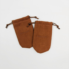 Hot Sale Gift Promotions Velvet Faux Suede Pouch Drawstring High Quality Durable Custom Design Velvet Jewelry Pouch