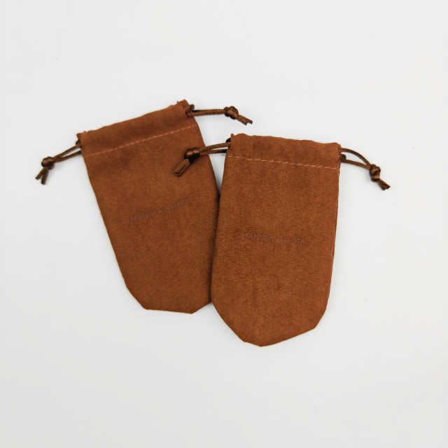 Hot Sale Gift Promotions Velvet Faux Suede Pouch Drawstring High Quality Durable Custom Design Velvet Jewelry Pouch