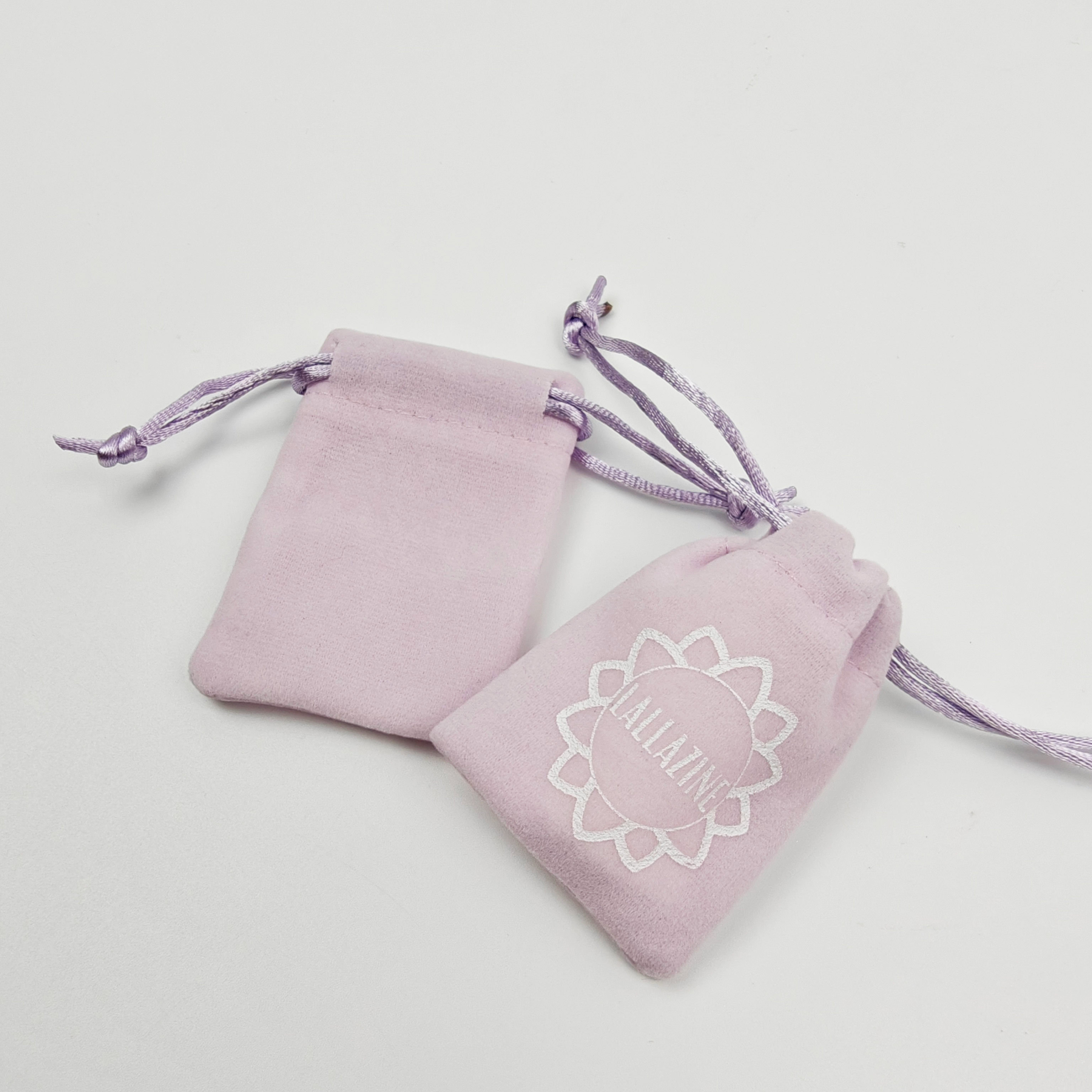 Wholesale Custom Screen Printing Velvet Gift Drawstring Dust Pouch Recyclable Cosmetic Hair Wig Velvet Packaging Pouch