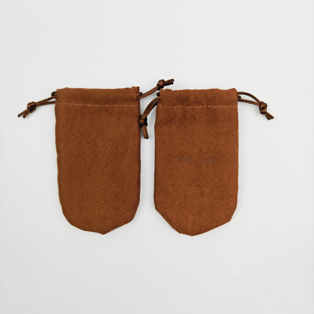 Hot Sale Gift Promotions Velvet Faux Suede Pouch Drawstring High Quality Durable Custom Design Velvet Jewelry Pouch