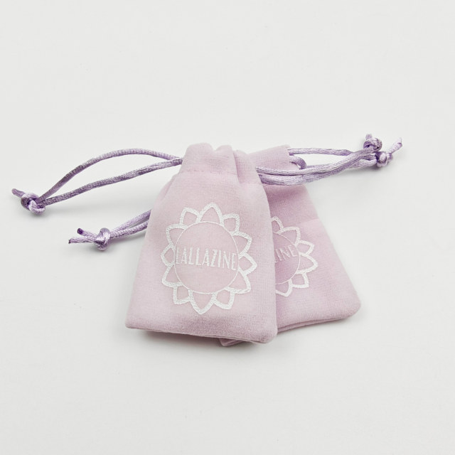 Wholesale Custom Screen Printing Velvet Gift Drawstring Dust Pouch Recyclable Cosmetic Hair Wig Velvet Packaging Pouch