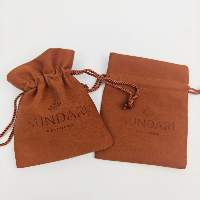 Hot Sale OEM Customizable Logo Gift Jewelry Pouch High Quality Necklace Earring Jewelry Microfiber Pouch