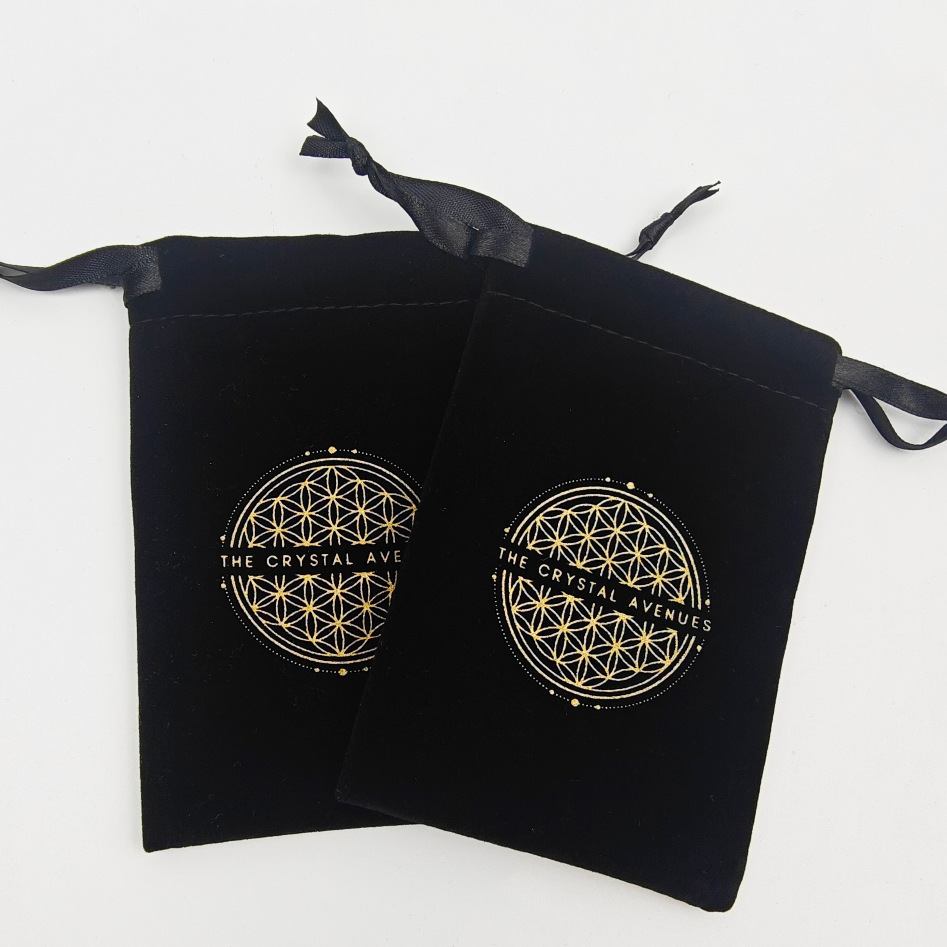 Luxury Custom Logo Bundle Wig Velvet Packaging Bag With Ribbon Recyclable Velvet Dust Bag