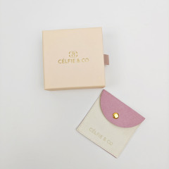 Custom Logo Stylish Velvet Suede Microfiber Jewelry Packaging Luxury Earring Gift Bag Jewelry Pouch Bags