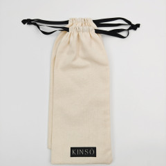 Eco-friendly Linen Gift Pants Jewelry Storage Canvas Cotton Pouch Bag Luxury Brand Logo Cosmetic Small Pouch Bag Drawstring