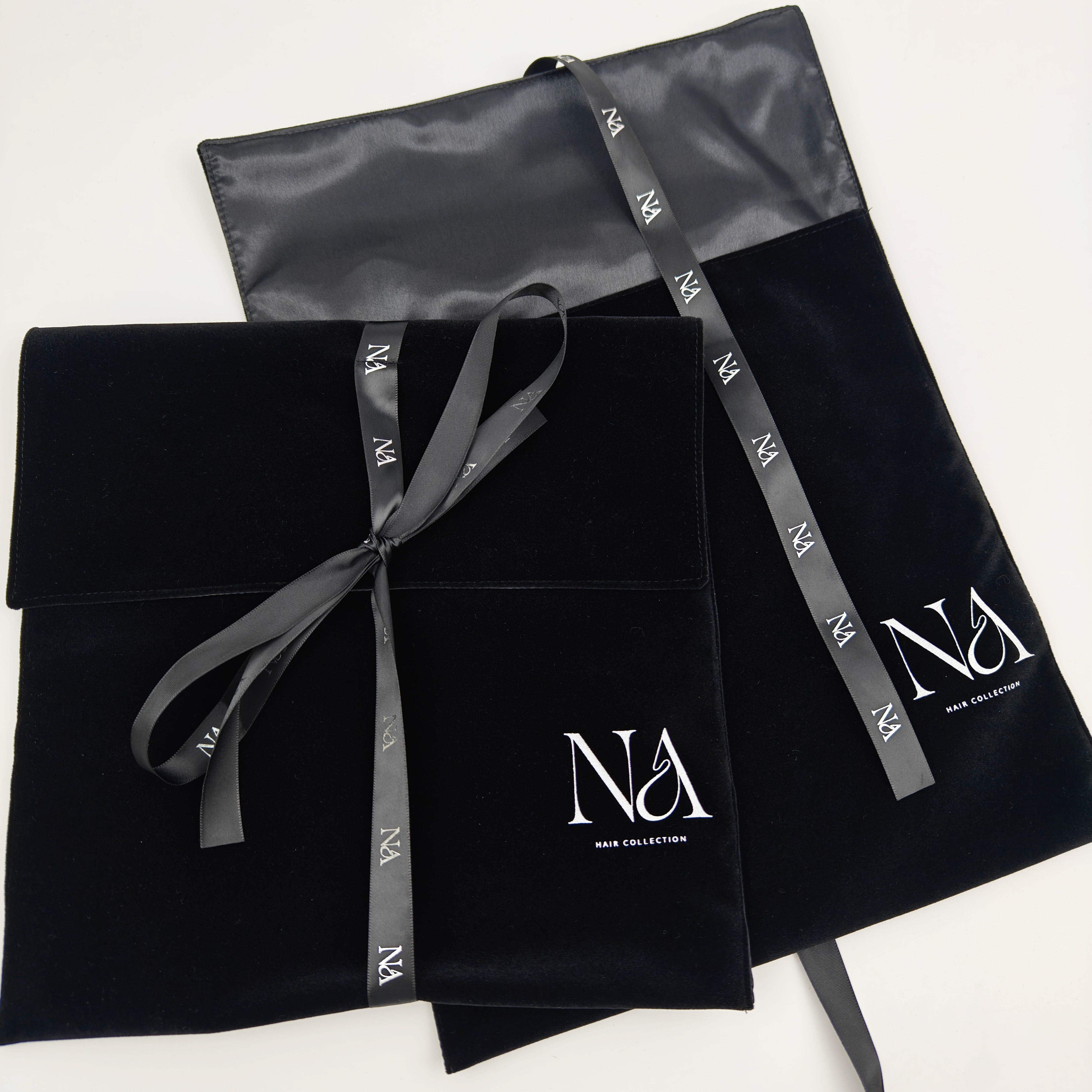 Wholesale Custom Logo Envelope Flap Pouch Packaging Dust Bag Luxury Soft Faux Suede Clothes Handbag Hair Packaging Wig Dust Bag