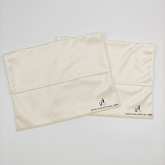 Recyclable Super Soft Dust Suede Velvet Envelope Pouch Custom Logo Printed Flap Jewelry Cloth Envelope Pouch