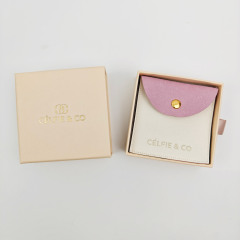 Custom Logo Stylish Velvet Suede Microfiber Jewelry Packaging Luxury Earring Gift Bag Jewelry Pouch Bags
