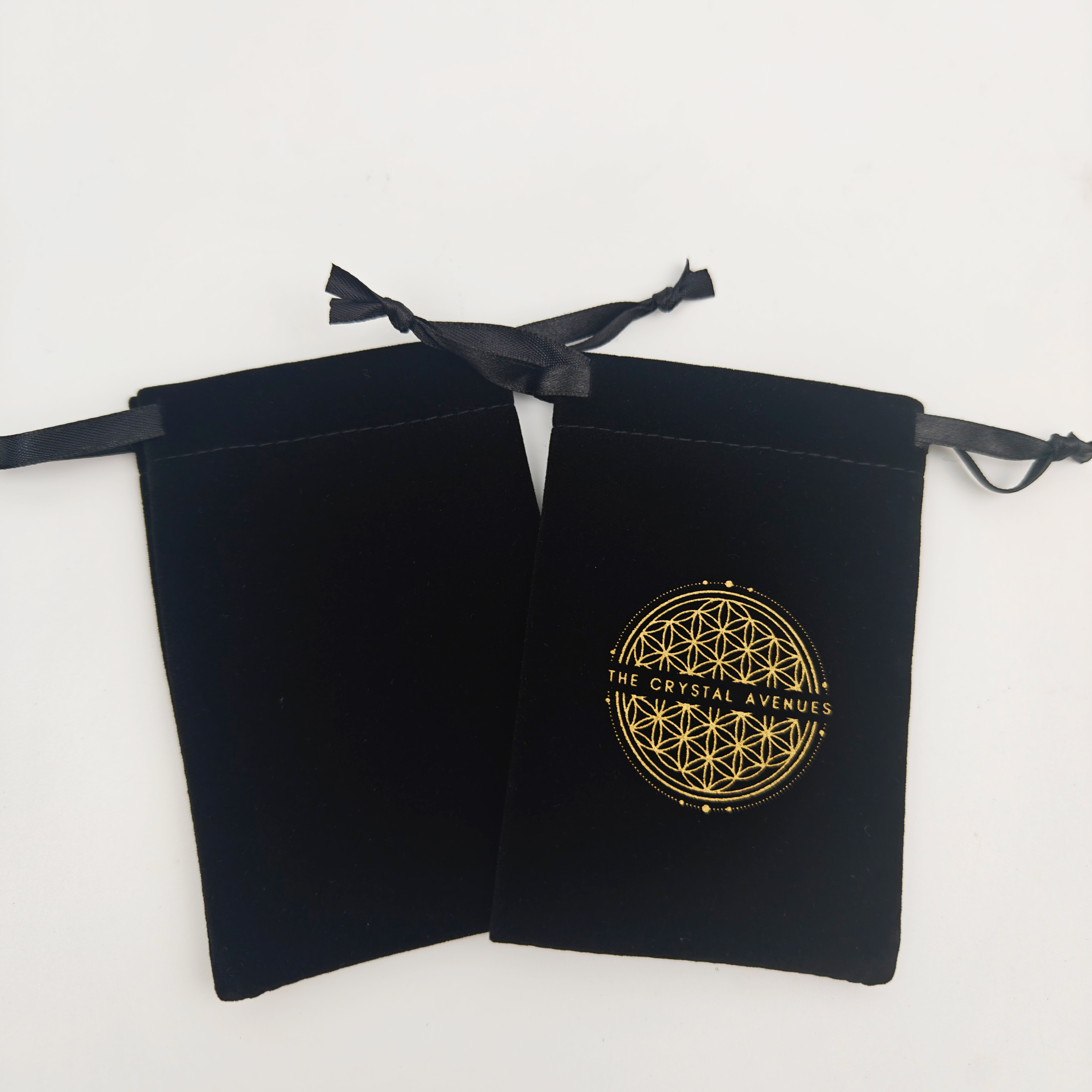 Luxury Custom Logo Bundle Wig Velvet Packaging Bag With Ribbon Recyclable Velvet Dust Bag