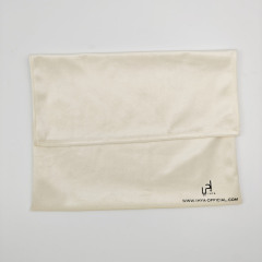 Recyclable Super Soft Dust Suede Velvet Envelope Pouch Custom Logo Printed Flap Jewelry Cloth Envelope Pouch