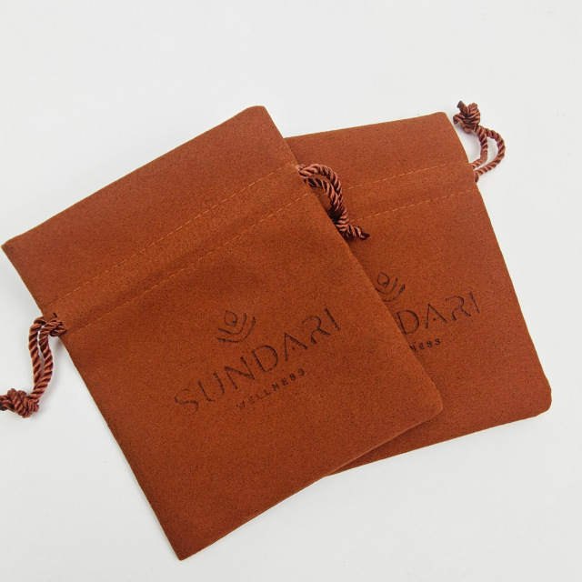 Hot Sale OEM Customizable Logo Gift Jewelry Pouch High Quality Necklace Earring Jewelry Microfiber Pouch