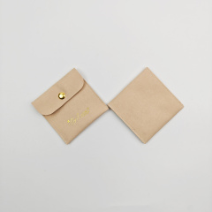 Custom Logo Microfiber Jewelry Pouch Eco-Friendly Microfiber Gift Bag Packaging Bags