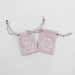 Wholesale Custom Screen Printing Velvet Gift Drawstring Dust Pouch Recyclable Cosmetic Hair Wig Velvet Packaging Pouch