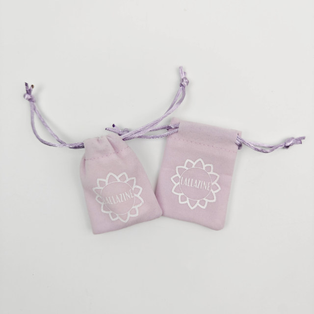 Wholesale Custom Screen Printing Velvet Gift Drawstring Dust Pouch Recyclable Cosmetic Hair Wig Velvet Packaging Pouch