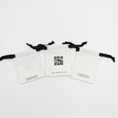 Luxury Custom Logo Different Sizes Clothes Canvas Packing Cotton Pouch Drawstring Dust Bag Recyclable Eco-Friendly Clothing Promotional Pouch