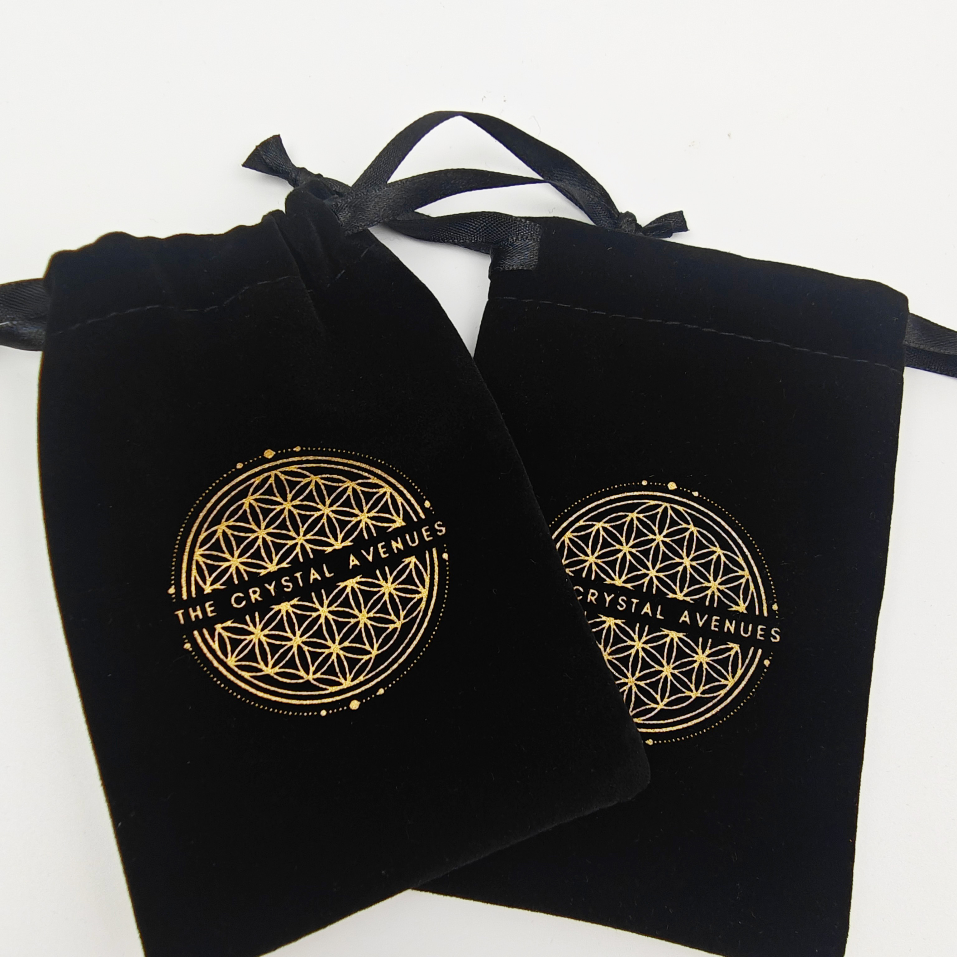 Luxury Custom Logo Bundle Wig Velvet Packaging Bag With Ribbon Recyclable Velvet Dust Bag
