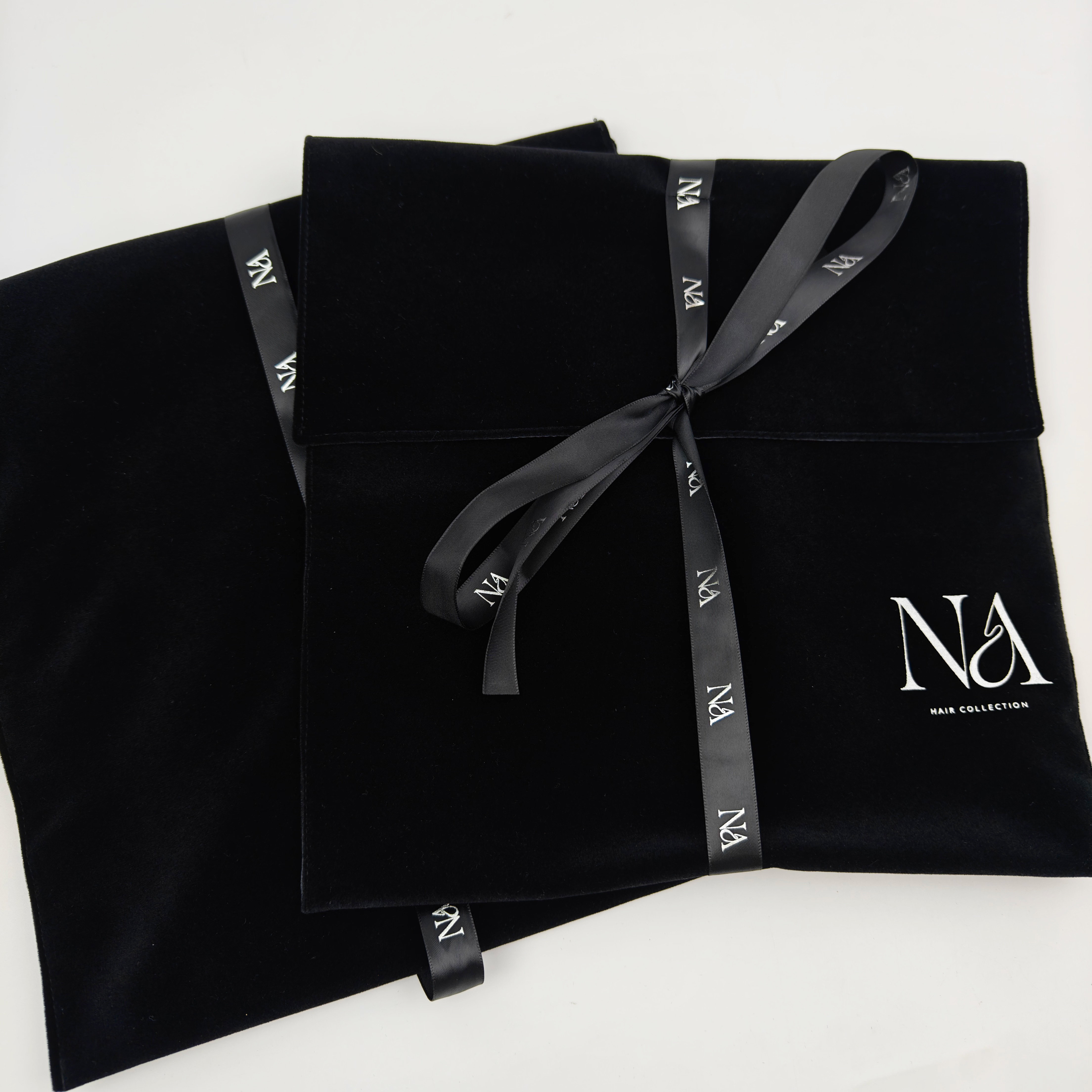 Wholesale Custom Logo Envelope Flap Pouch Packaging Dust Bag Luxury Soft Faux Suede Clothes Handbag Hair Packaging Wig Dust Bag