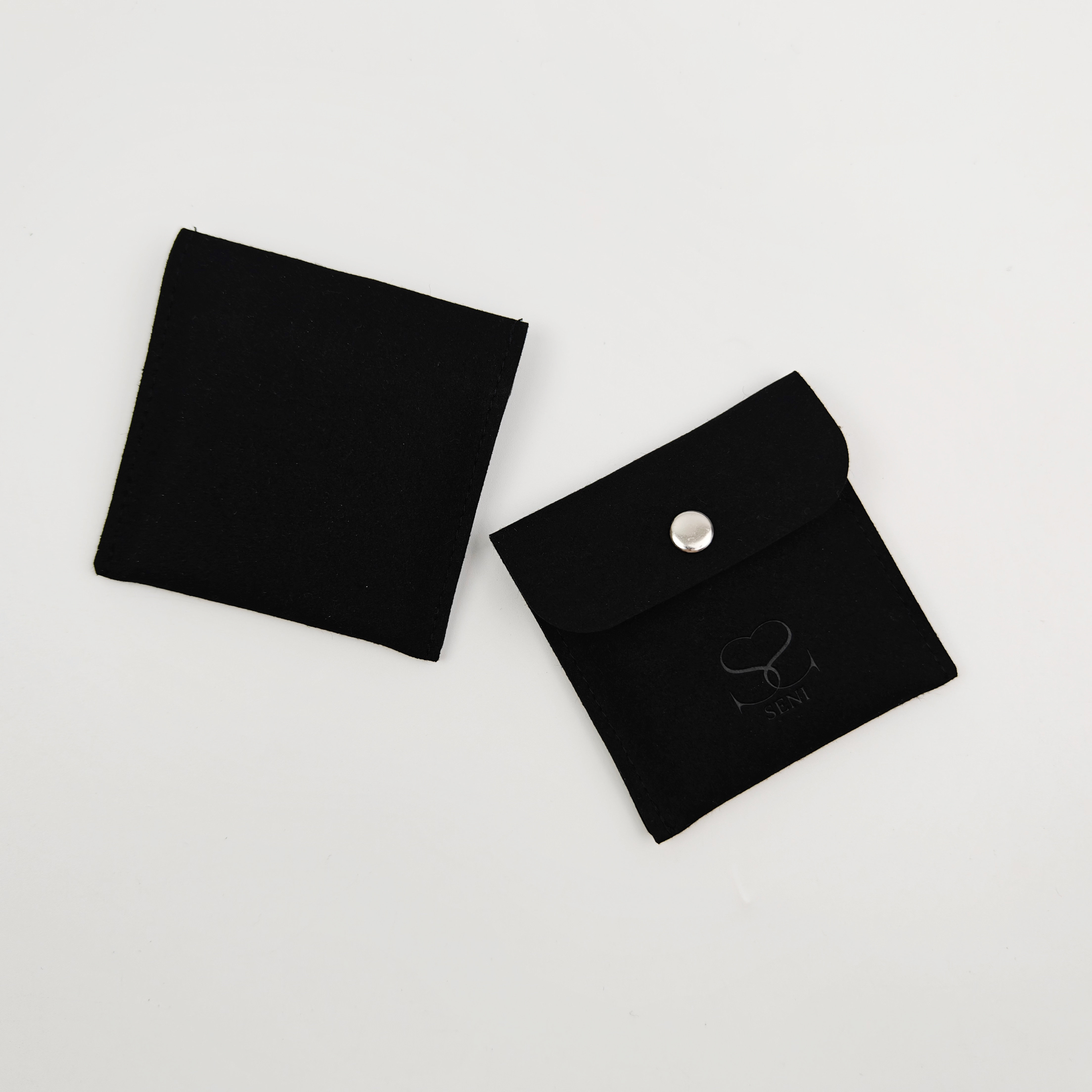 Free Samples Embossed Logo Microfiber Jewelry Display Jewelry Packing Container Customized Microfiber Carry Packaging Bag Pouch