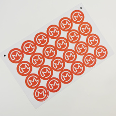 Wholesale Customized logo Waterproof Vinyl Sticker Label Product Bottle Label Printing Round Packing Sticker